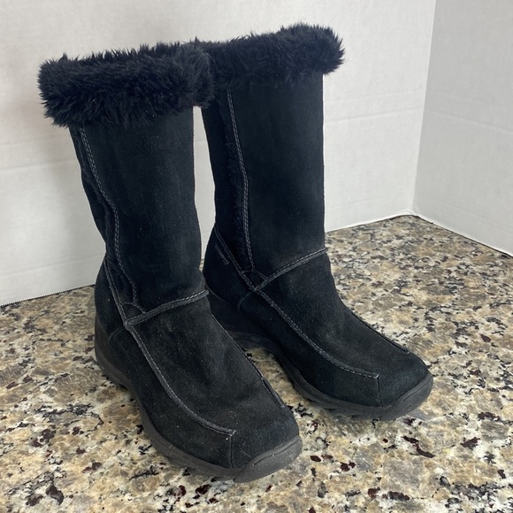 Sporto Leather Sueded Water Proof Faux Fur Lined Boots EUC 8 - Picture 3 of 11